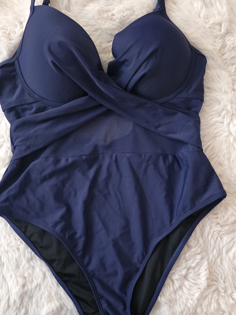 Hilor Women's Navy Blue One-Piece Swimsuit - Classic Support